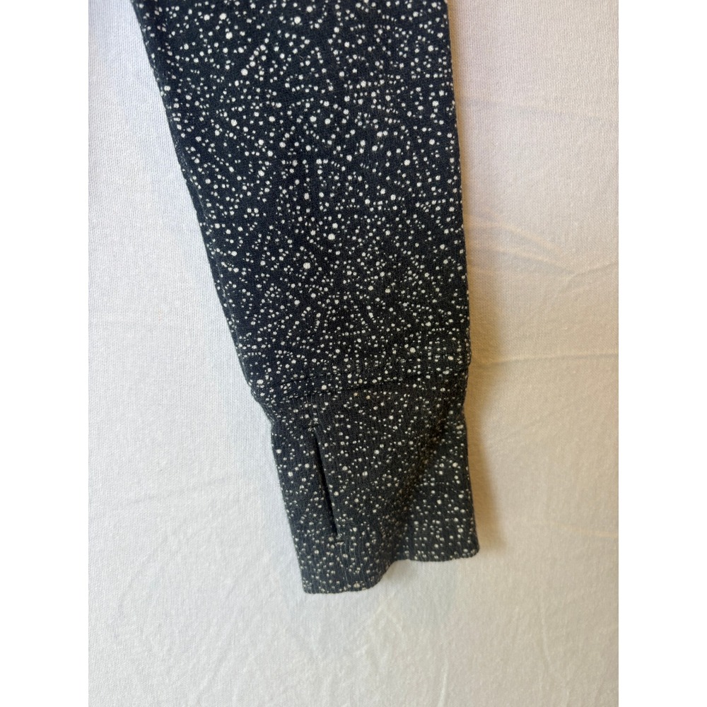 Lululemon Scuba Hoodie‎ Full Zip Black White Star Crushed Speckled Jacket Size 4 - Picture 4 of 11